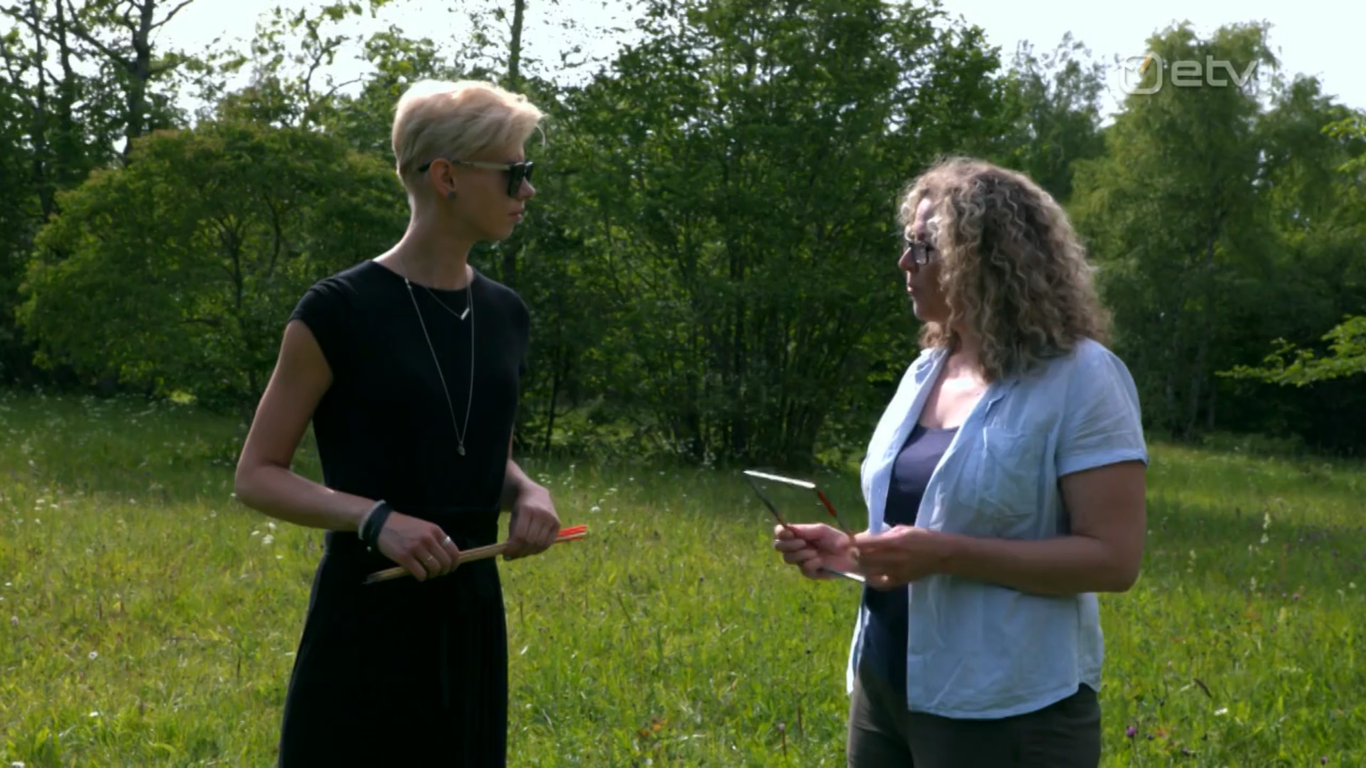 Aveliina talks about biodiversity and grasslands in Estonian TV science ...